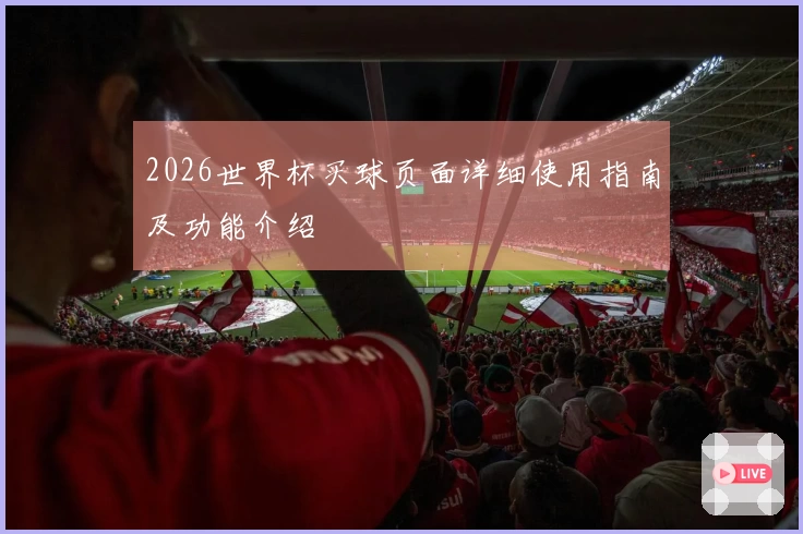 2026世界杯买球页面详细使用指南及功能介绍