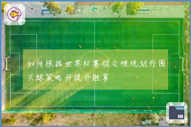 如何根据世界杯赛程合理规划外围买球策略并提升胜算