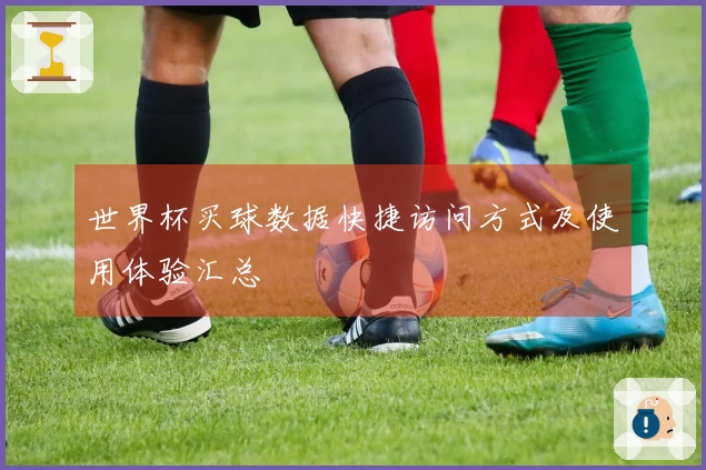 世界杯买球数据快捷访问方式及使用体验汇总