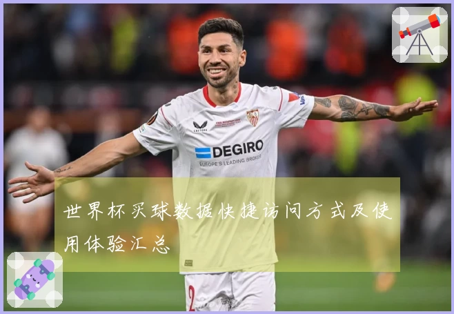 世界杯买球数据快捷访问方式及使用体验汇总